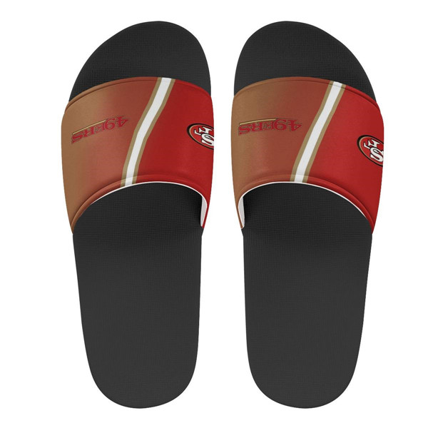 Women's San Francisco 49ers Flip Flops 003